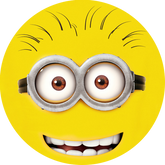 Opłatek tortowy 14 cm, Minionki 1 szt.