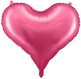 Balon foliowy Serce, 75x64,5 cm, różowy, 1 szt.