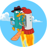 Opłatek tortowy 29 cm, Fineasz i Ferb 1 szt.