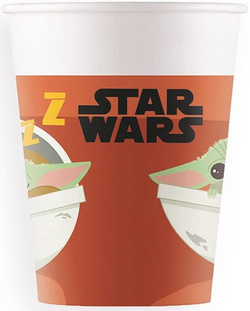Kubeczki Star Wars Mandalorian Baby Yoda 200ml 8sz