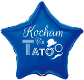 Balon foliowy 19" Kocham Cię Tato, niebieski, 1 sz