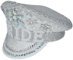 Czapka Oficerska z Diamentami BRIDE Panieński