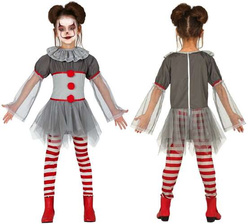 Kostium Strój KLAUN Clown Horror Halloween 5-6 lat