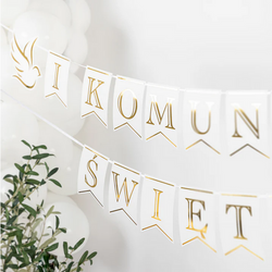 Baner Komunijny Dekoracja I KOMUNIA ŚWIĘTA 250cm