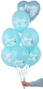 Balony Mom to Be, Pastelowy Niebieski, 30cm, 5szt.
