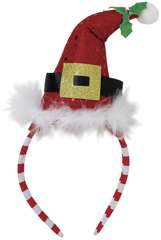 Opaska Świąteczna Mikołajki CZAPKA MIKOŁAJA