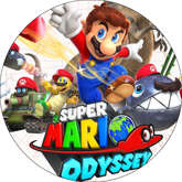 Opłatek tortowy 20 cm, Super Mario 1 szt.