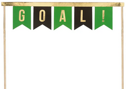 Topper na tort Piłka, mix, 15,5-20cm 2szt.