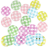 Guziczki Dekoracyjne Kolorowe KRATKA