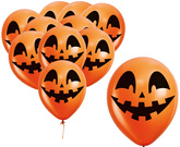 BALONY Lateksowe Uśmiechnięte DYNIE Halloween 10sz