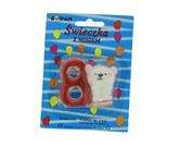 Świeczka cyferka z misiem"8", 1 szt.