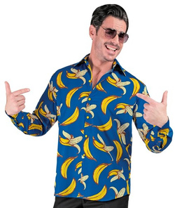 Koszula z Długim Rękawem BANANY Aloha UV XXL