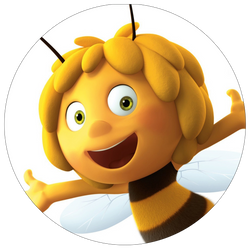 Opłatek tortowy 20 cm, Pszczółka Maja 1 szt.