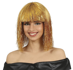 Peruka ZŁOTA Włosy Anioł Karnawał Sylwester Bal