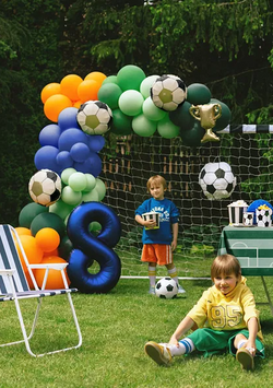 Balony Foliowe do Girland PIŁKA NOŻNA PUCHAR 4szt.