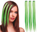 PASEMKA Pasma do Włosów ZIELONE 50cm 3szt.