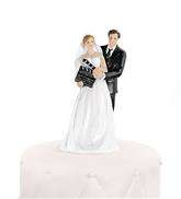 Figurka na tort Para Młoda, 13,5 cm, 1 szt.