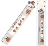 LINIJKA z Ruchomymi Motywami KAPIBARA 15cm