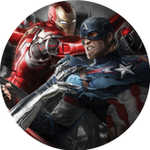 Opłatek tortowy 14 cm, Avengers 1 szt.