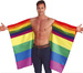 Tęczowa Flaga Zakładana na Ręce LGBT Pride 90x145