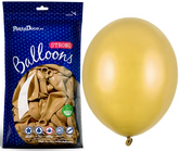 Balony St. 27cm (12") Metallic Gold, 100szt