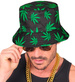 Kapelusz Czapka Bucket Hat Marihuana Liście Gajna