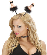 Opaska na Głowę PENISKI Z KOKARDĄ Członki Penis