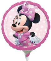 Balon Foliowy MYSZKA MINNIE Urodziny Party 23cm