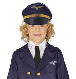 Czapka PILOTA Pilotka Kapitan Samolotu Dziecięca