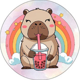 Opłatek tortowy 20 cm, Kapibara 1 szt.