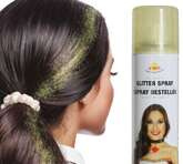 Farba do Włosów Spray ZŁOTA BROKATOWA 125ml