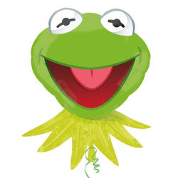 Balon foliowy Mapety - Kermit, 61x76 cm, 1 szt.