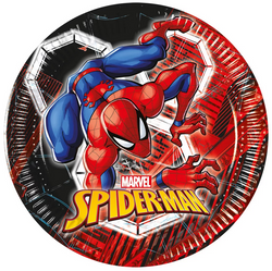 Talerzyki Papierowe SPIDERMAN Marvel 20cm 8szt.