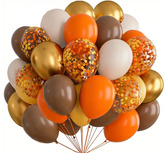 BALONY Zestaw Balonów JESIEŃ Bal Jesieni MIX 45szt