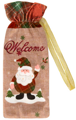 Torebki na prezenty z materiału 12x33cm 1szt.