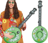 Dmuchana Gitara BANJO Ukulele Hipis Flower Power