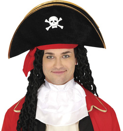 Kapelusz Czapka PIRATA Piracki Korsarz Czaszka