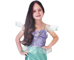 Kostium Strój Mała Zielona Syrenka 130/140cm