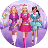 Opłatek tortowy 14 cm, Barbie 1 szt.