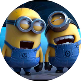 Opłatek tortowy 29 cm, Minionki 1 szt.