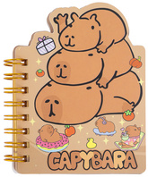 Notatnik Notesik na Spiralce KAPIBARA 7,9x10,5cm