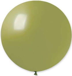 Balon G30 pastel kula 0.80m - zielona oliwkowa 98