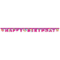 Baner napis urodzinowy Barbie Dreamtopia, 1szt