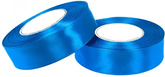 Tasiemka satynowa 25 mm x 32 m, NIEBIESKA Kobalt