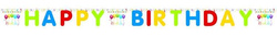 Baner - napis urodzinowy Happy Birthday 200cm 1szt