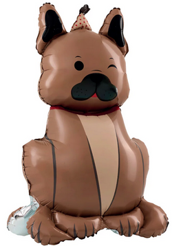 Balon Foliowy Stojący Pies Buldog 60x98cm