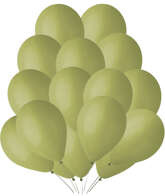 Balony G110 pastel 12"- zielone oliwkowe 98/ 25szt