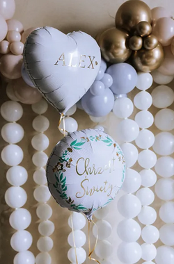 Balon Foliowy CHRZEST ŚWIĘTY Chrzciny 45cm