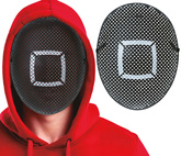 Maska Gracza Czarna Biały KWADRAT Strażnik