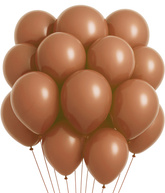Balony St. 23cm (10") Pastel Mocca, 100szt.